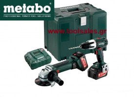 Combo Set Μπαταρίας 2.4.2 18v (SB 18LT+W 18 L 9-125 Quick) METABO